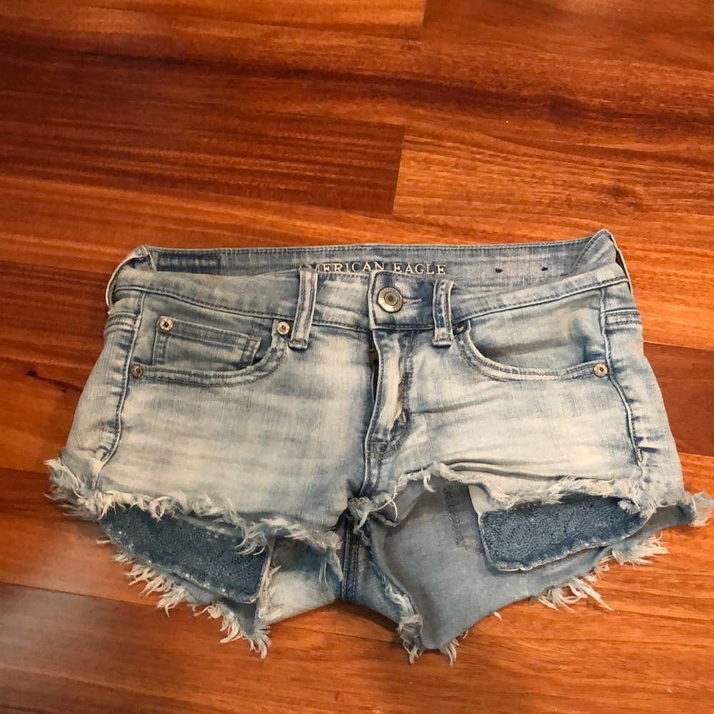 american eagle outfitters shortie shorts